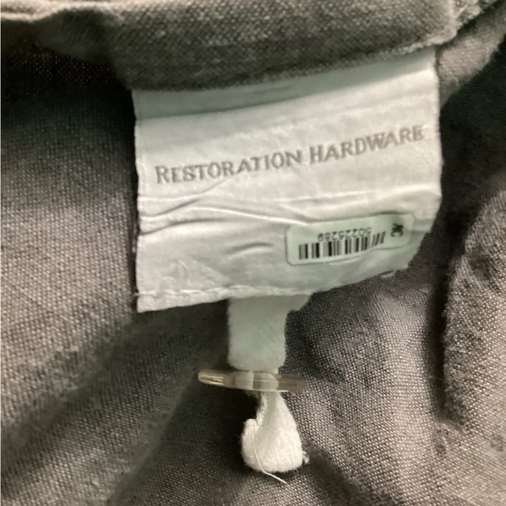 Restoration Hardware Belgian Linen King Duvet Cover*